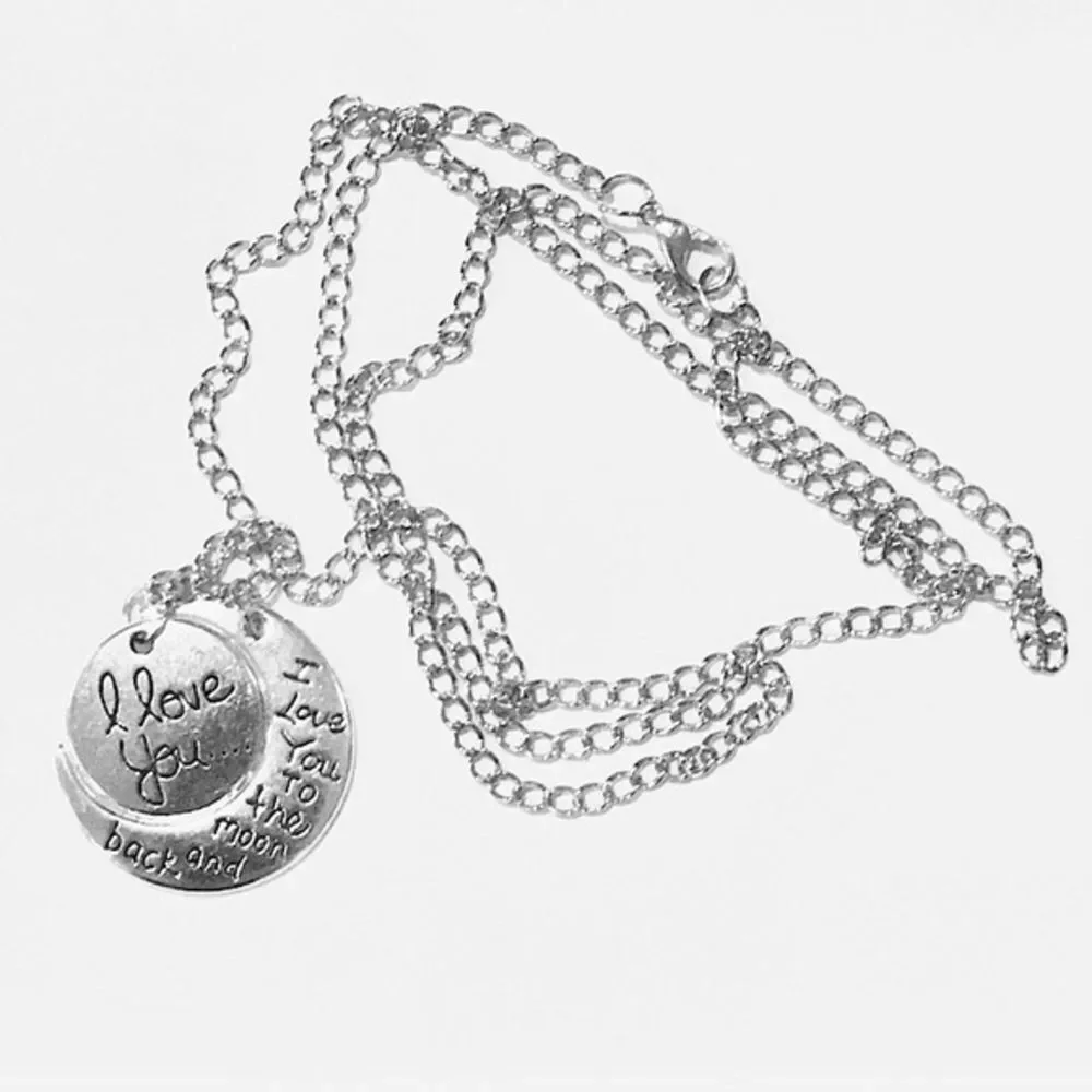 I Love You To The Moon and Back Necklace